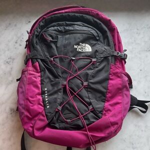 The North Face Backpack - Magenta & Charcoal